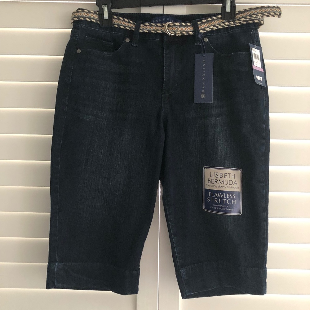New Bandolino Lisbeth Skinny Bermuda Jeans, Curvy Fit
